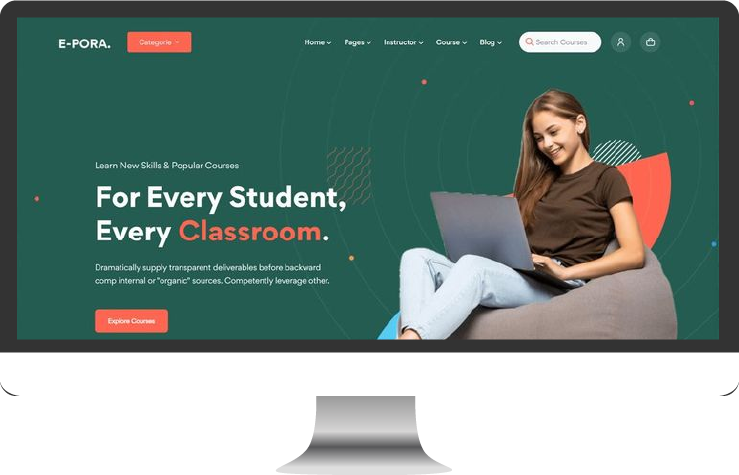 Educational institution website design